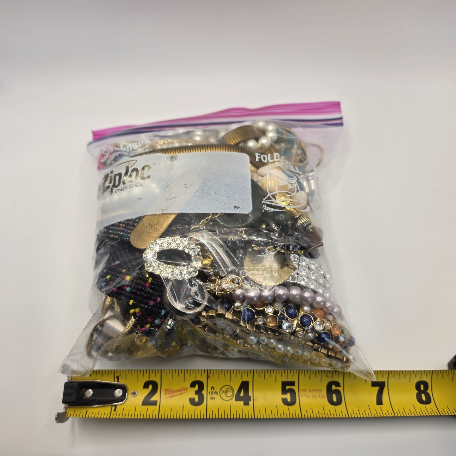 Bag Old Unsearched Jewelry Lot Vintage Estate Find Junk Drawer Aprox 4lbs