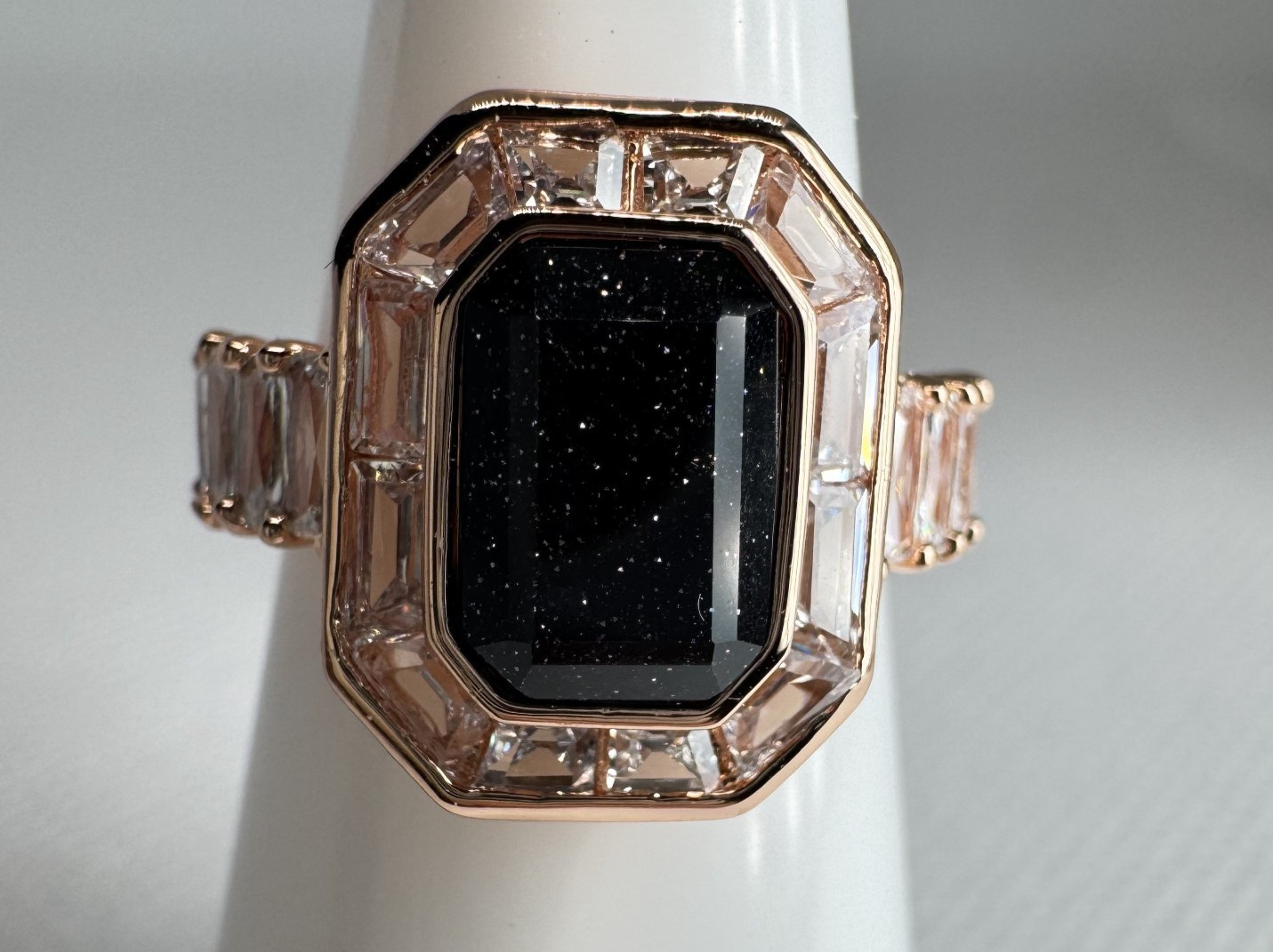 Size 5 Bomb Party Untamed Ring – RG23444 Nocturnal Habit – On Rose Gold Plating