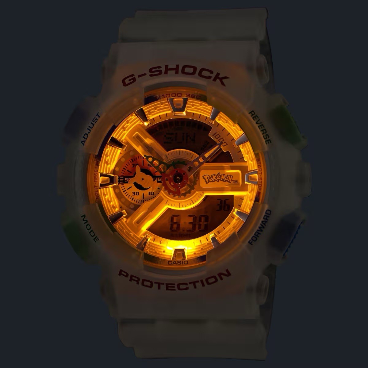 CASIO G-SHOCK x Pokemon GA-110PKM-7A Limited 30th Anniversary In Hand