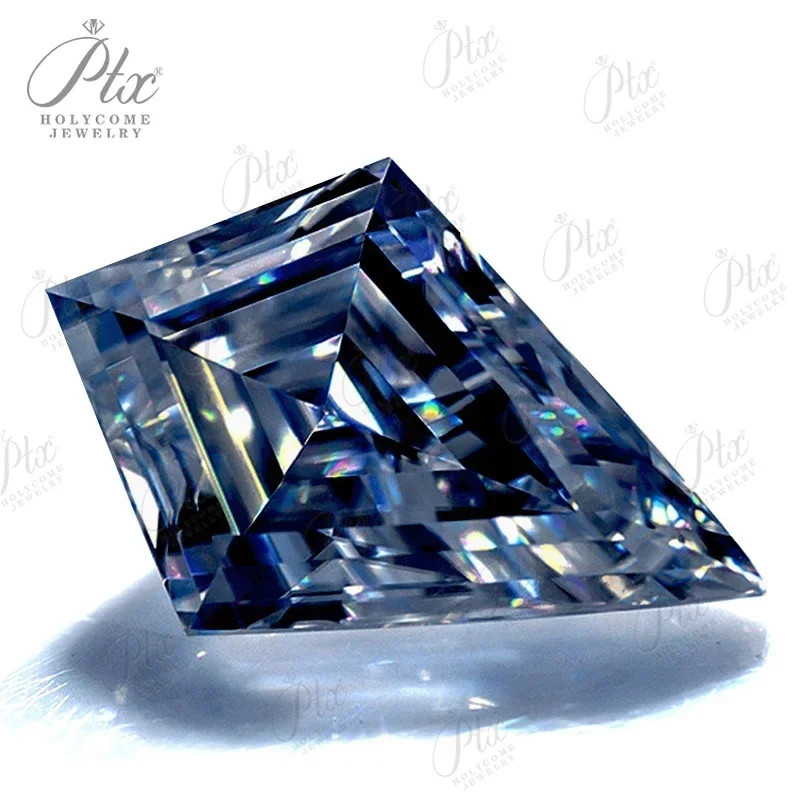 Natural Color Kite Cut Loose Moissanite Stone VVS1 1-9ct Gemstones for Jewelry