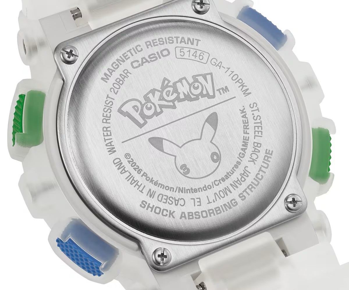 PSL CASIO Pokémon x G-SHOCK GA-110PKM-7ACR 30th Anniversary IN HAND