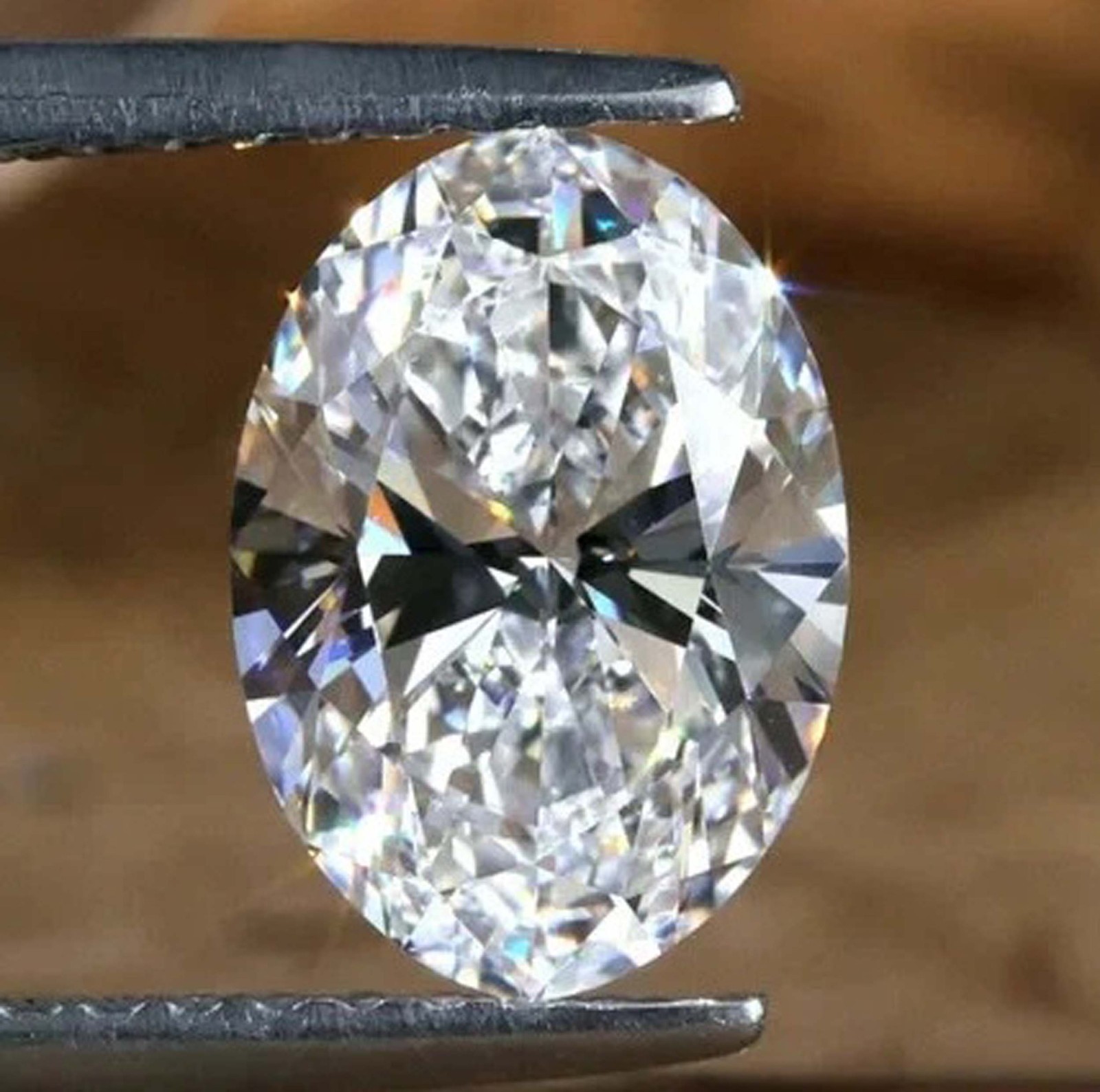 IGL Certified 4 Ct Oval Cut Lab Grown Diamond | D VVS1 CVD Loose Stone 5ARG
