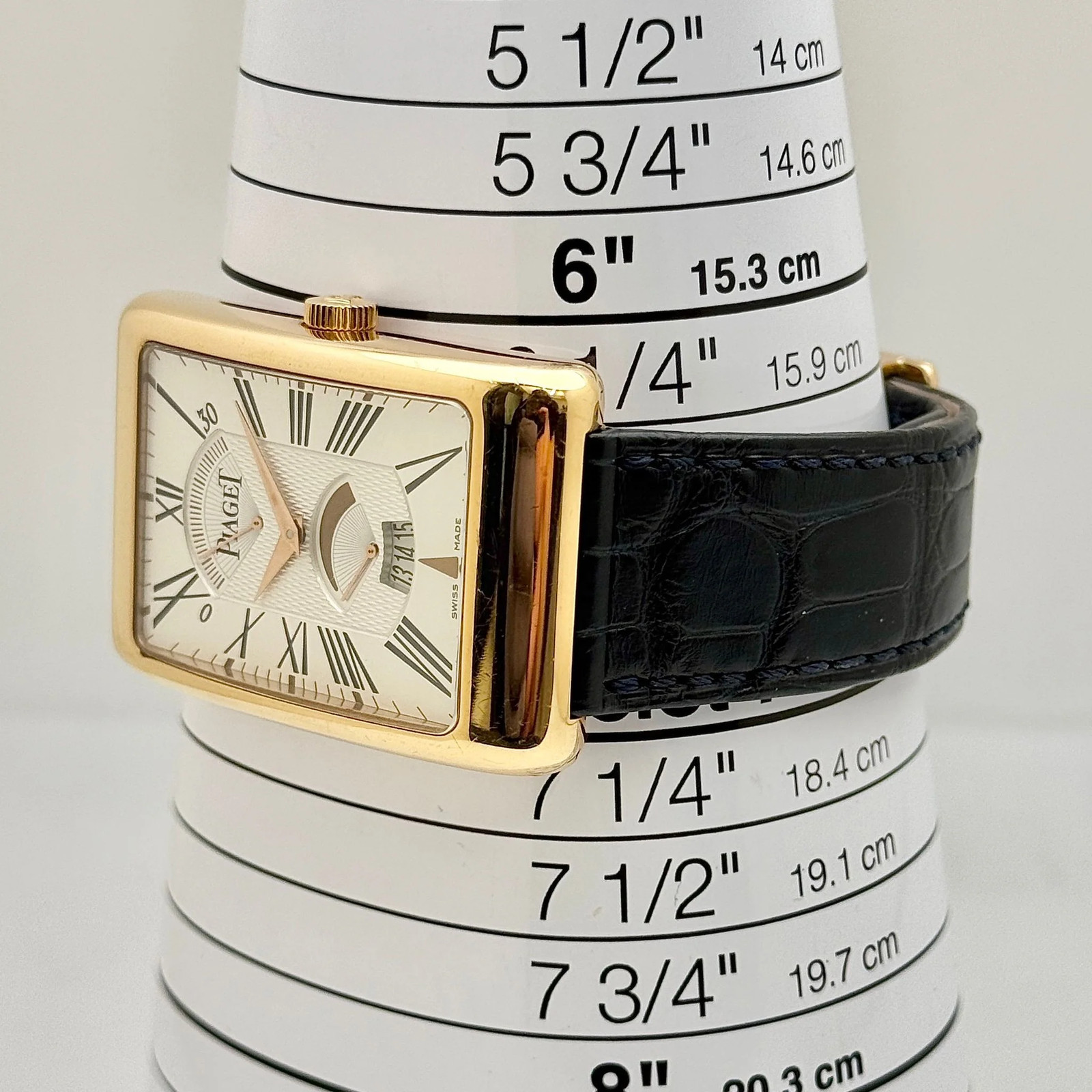 Piaget Emperador Black Tie 18k Rose Gold 30x45mm Automatic Men’s Watch G0A33062