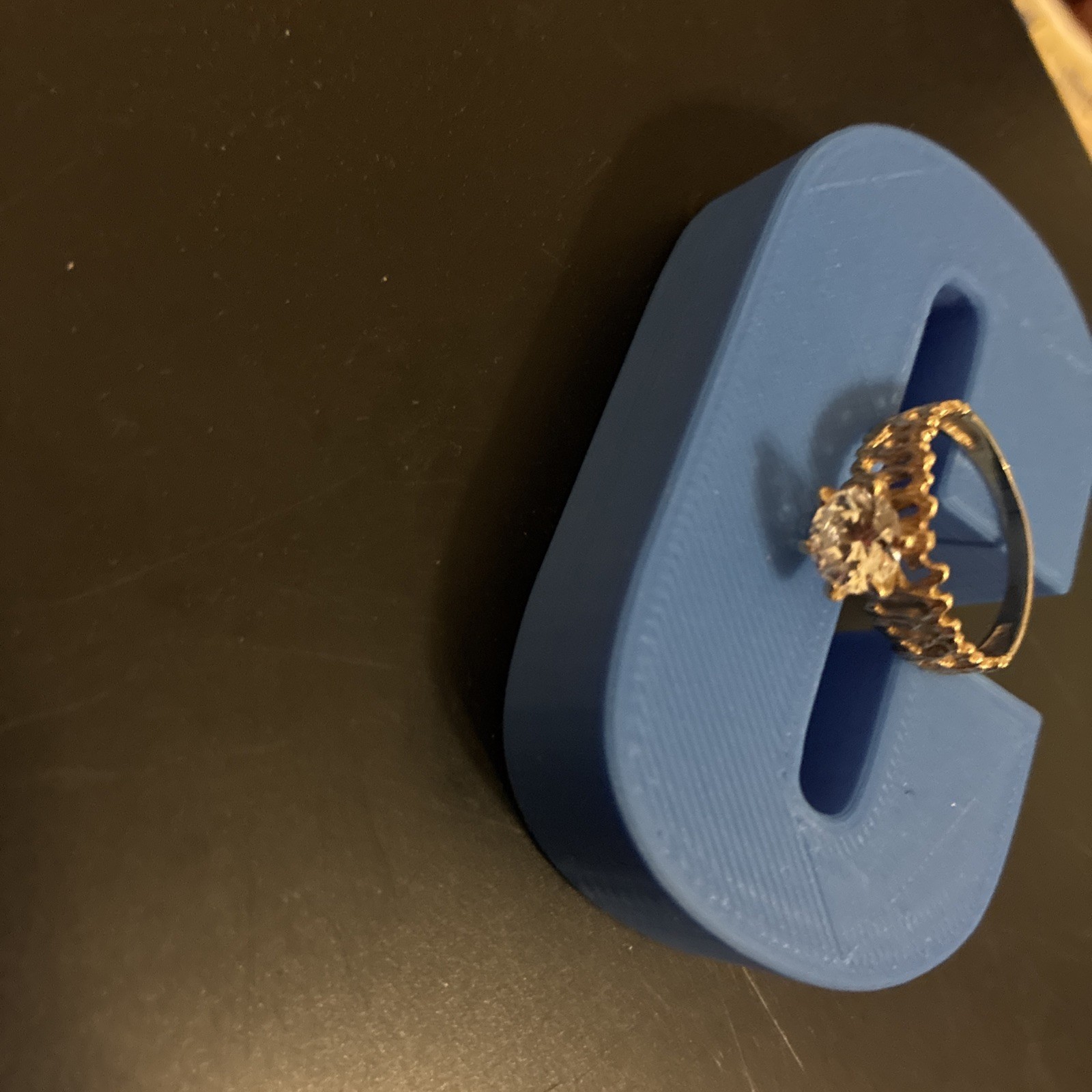 Ring Wedding Size 6. 10k Yellow Gold 2.81ct CZ Round