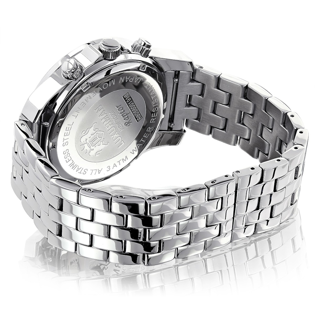 Luxurman Men’s Real Diamond Watch 0.25ct