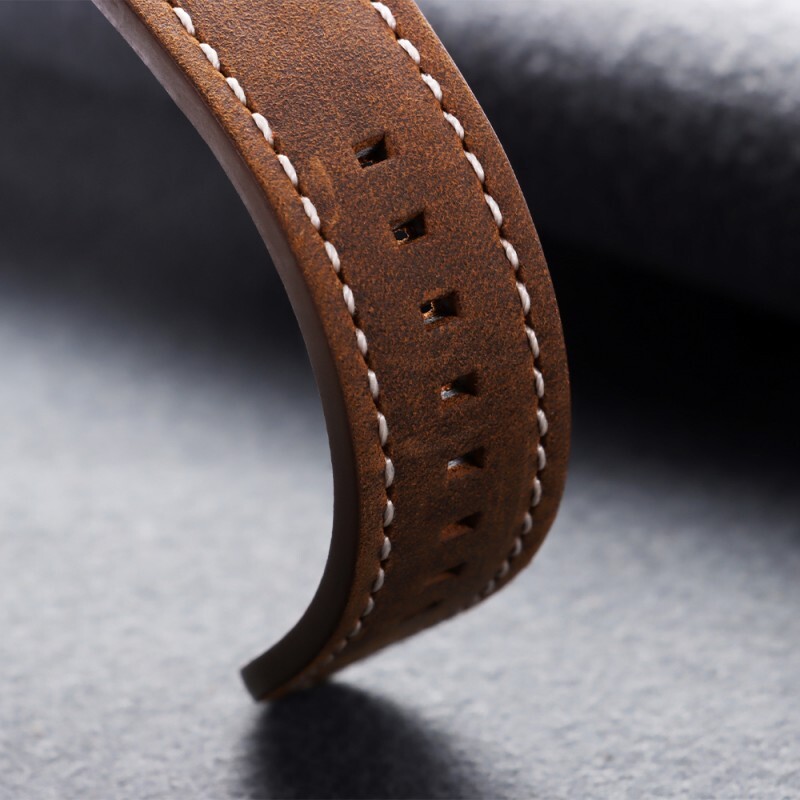 Quality Genuine Leather Watch Strap, Quick Release Wristband 18 19 20 21 22 24mm