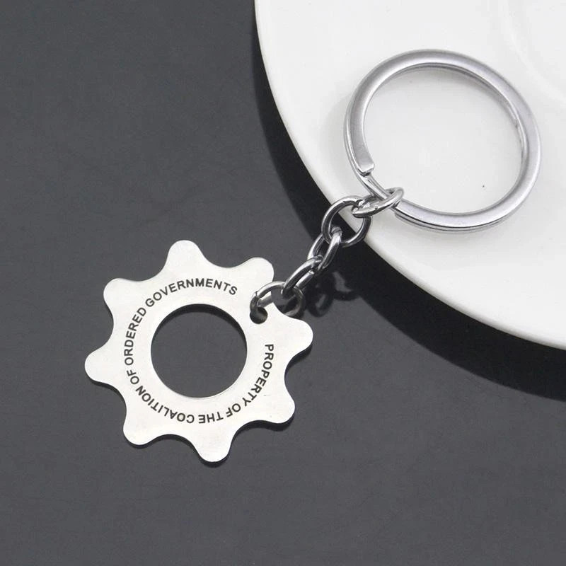 Game Gears of War Necklace Stainless Steel Reactor Necklace Fans Jewelry.