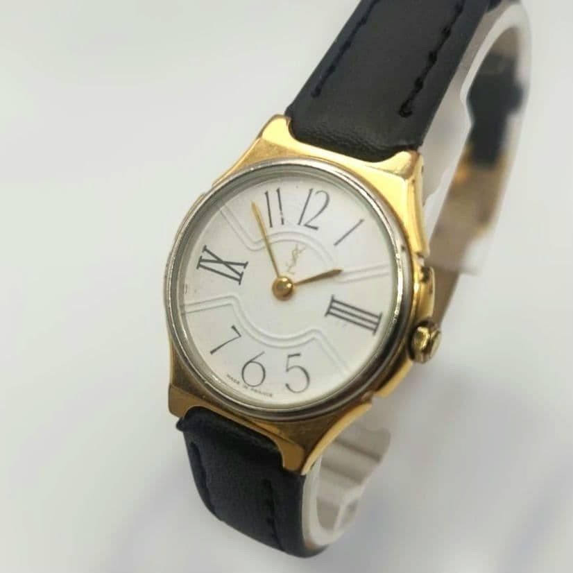 Yves Saint Laurent Watch Working Ladies Quartz