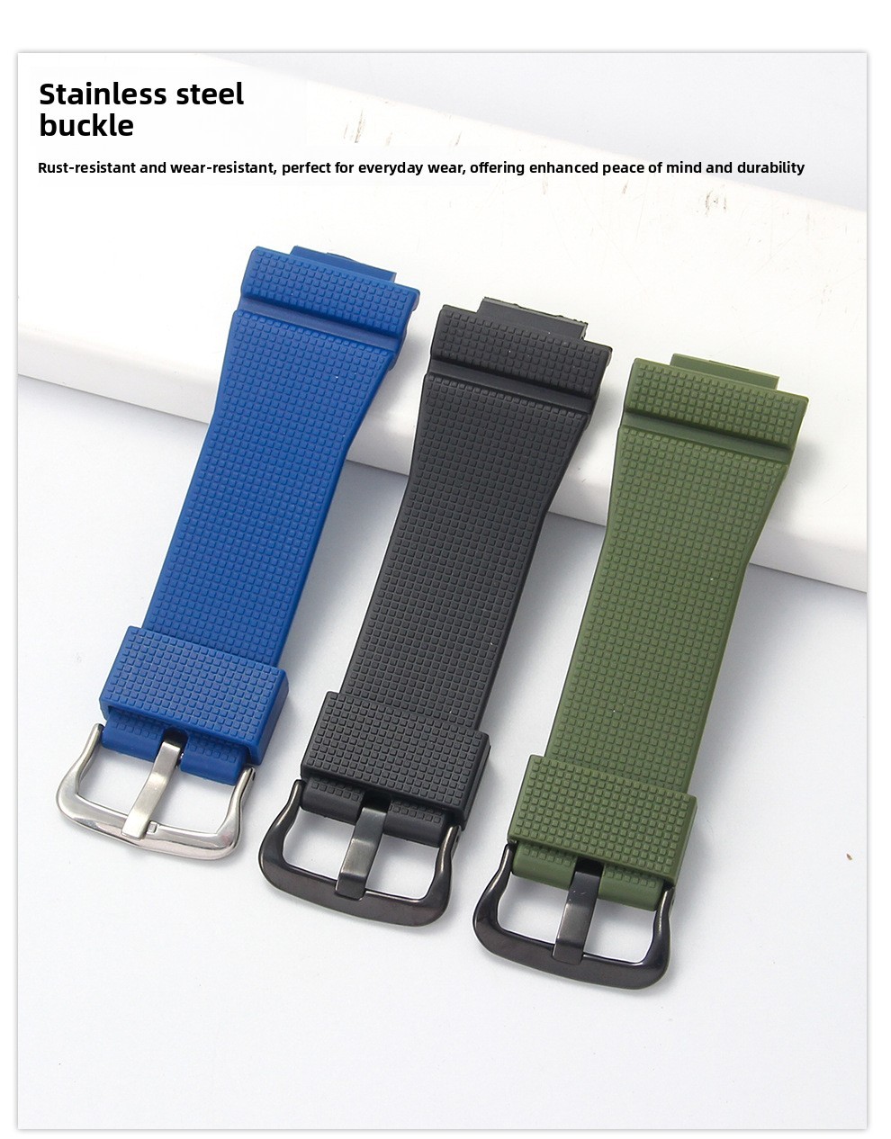 For Casio GA2100 GM2100 Quick Release Waterproof Rubber Watch Band Strap 16mm