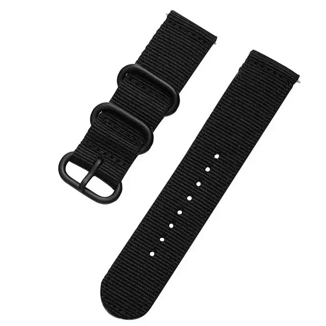 18mm 20mm 22mm Durable Military Woven Nylon Wrist Watch Band Quick Release Strap