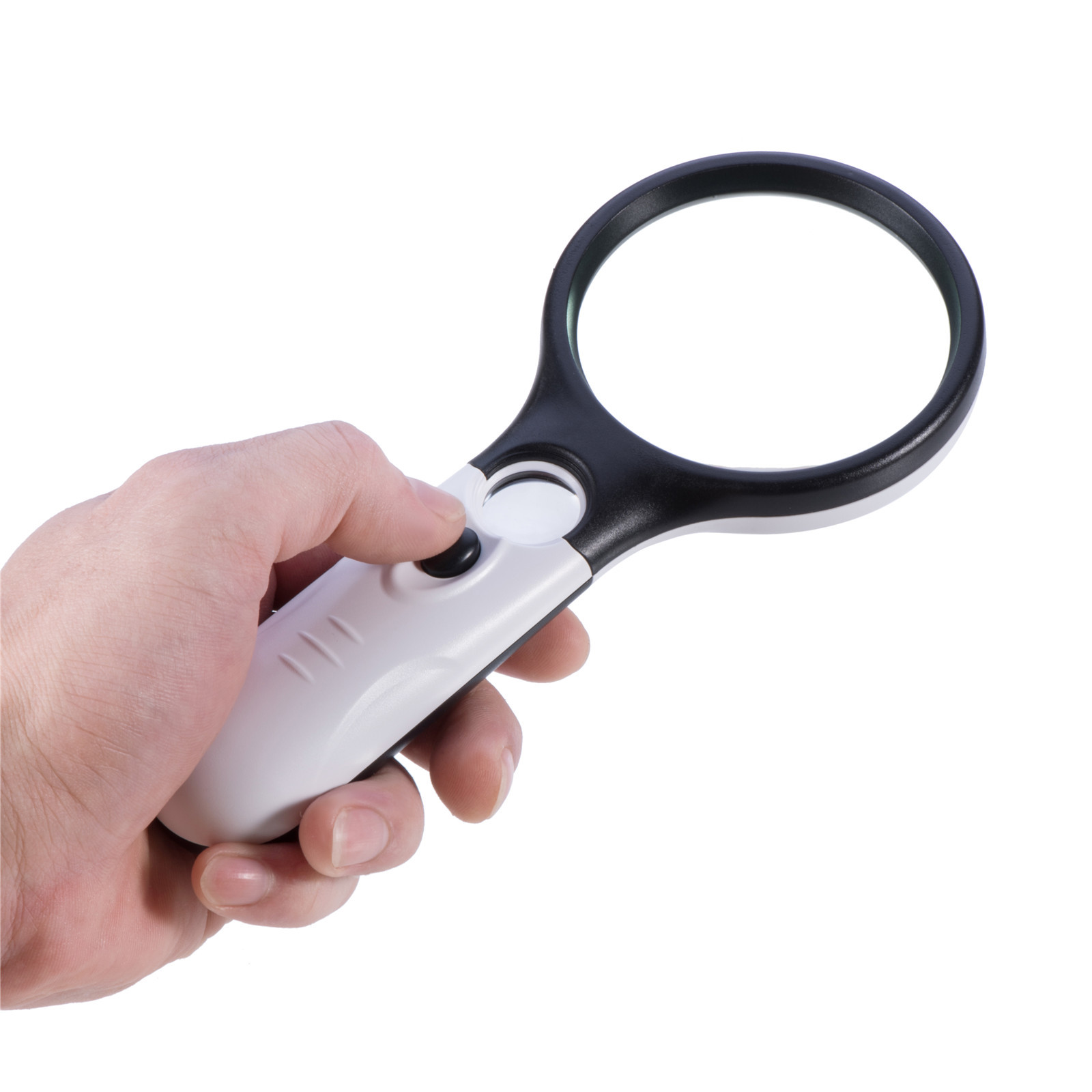 3 LED Light 45X Handheld Magnifier Reading Magnifying Glass Lens Jewelry Loupe