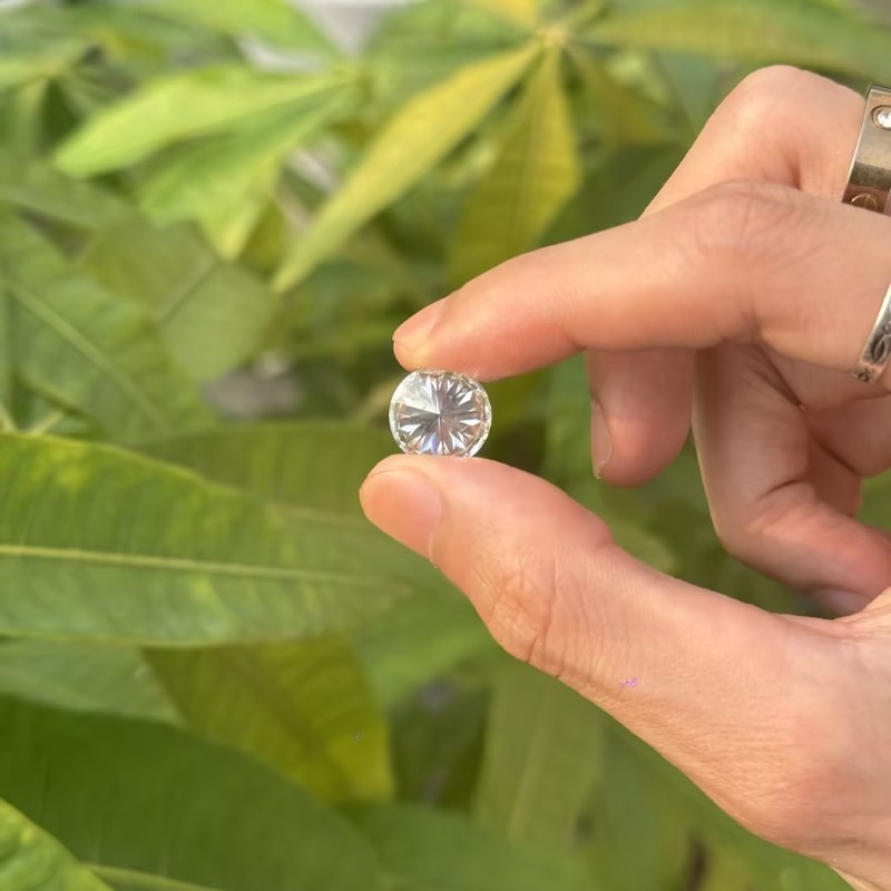 0.1-5ct GRA Certified D Color Loose Moissanite VVS1 Round Cut for Jewelry Making