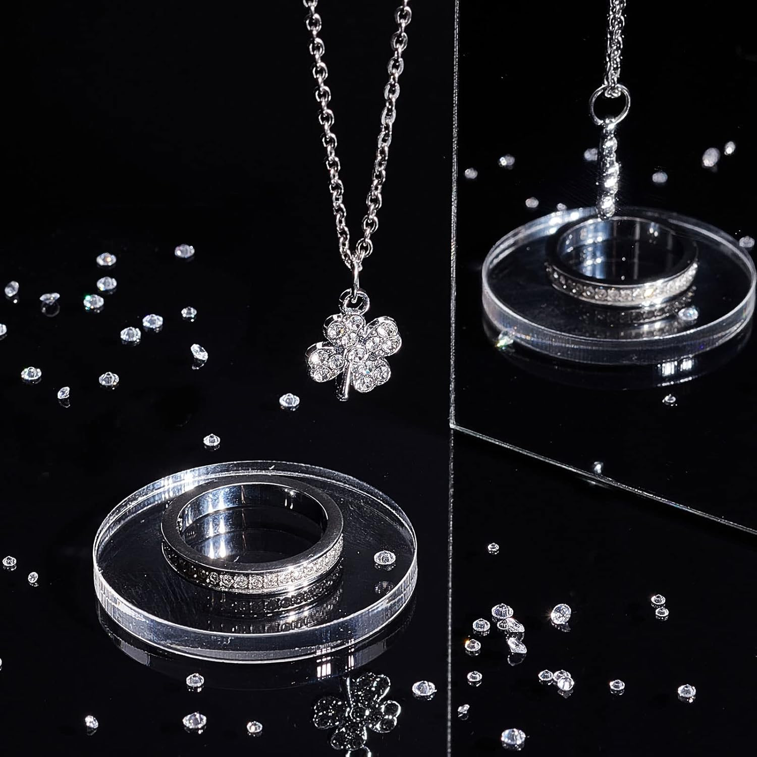 Clear Cubic Zirconia Stone, 2400Pcs 8 Sizes 0.8-2.5Mm Small Loose CZ Diamond Sto