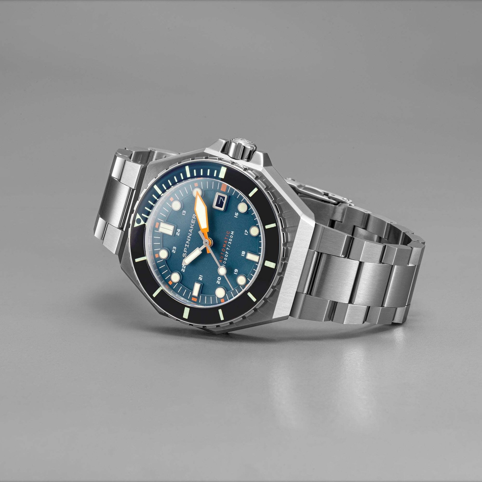 Spinnaker Dumas Blue / Black / Stainless Steel | Blue Dial 44mm Japanese Automat