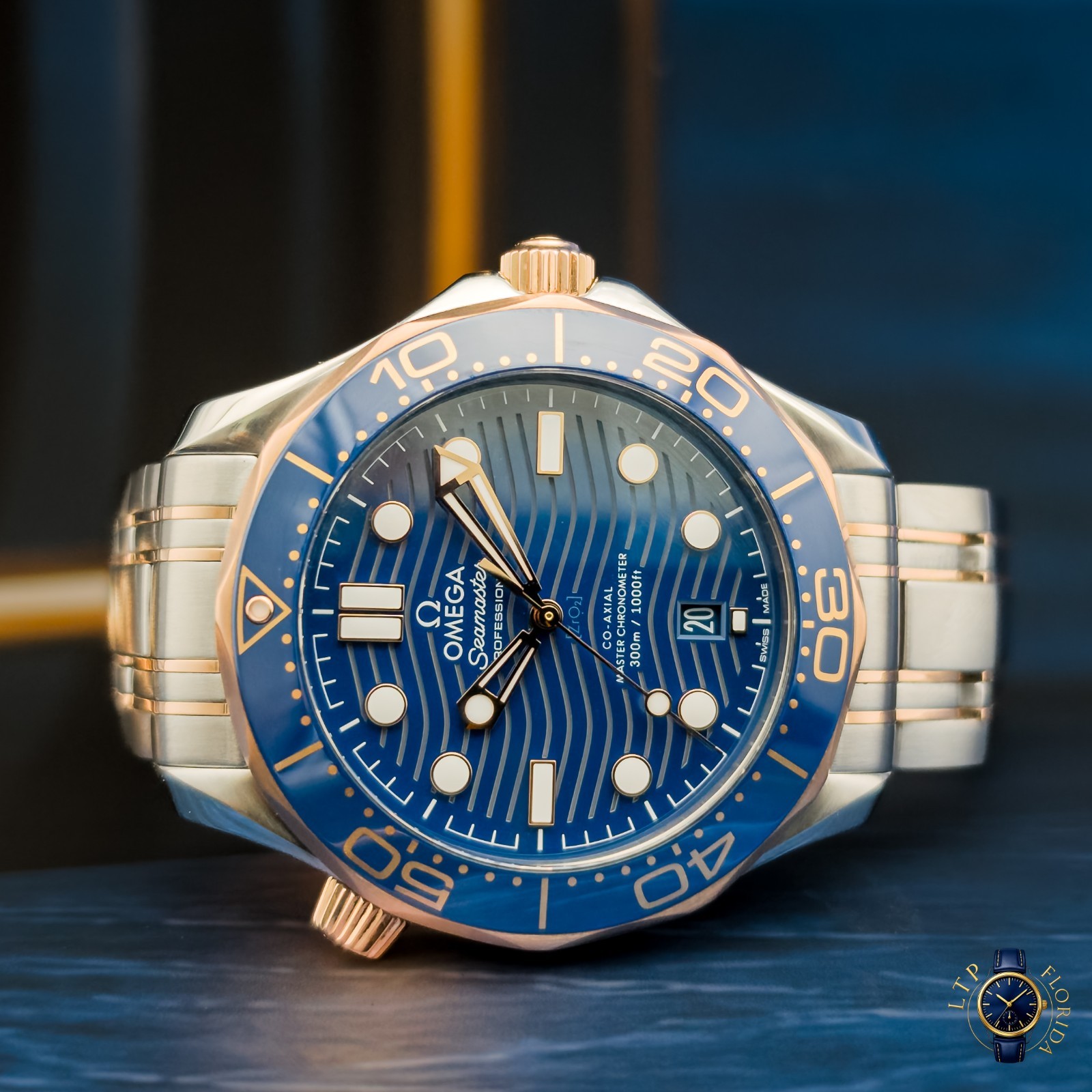 2025 | Omega | Seamaster Diver 300M | Blue Dial | 210.20.42.20.03.002 | Full Set