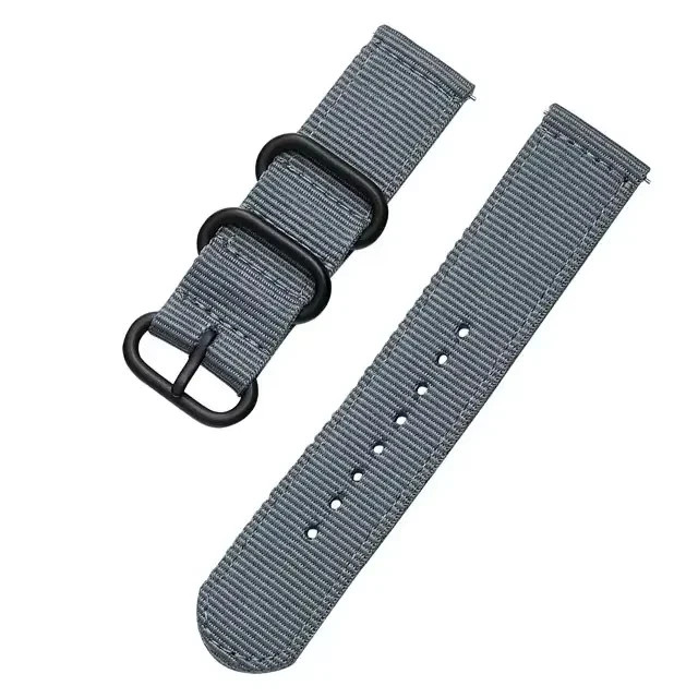 18mm 20mm 22mm Durable Military Woven Nylon Wrist Watch Band Quick Release Strap