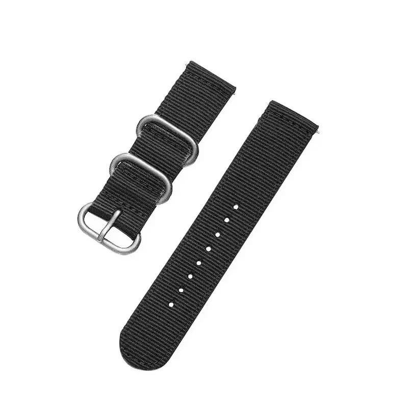 18mm 20mm 22mm Durable Military Woven Nylon Wrist Watch Band Quick Release Strap