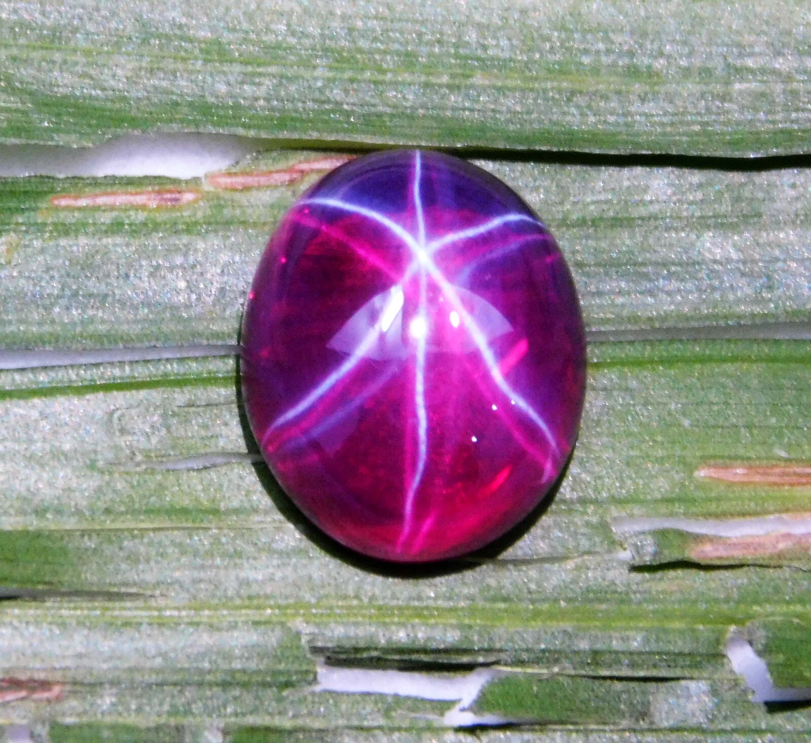 71.15 Ct Natural Red Star Ruby Cabochon Cut CERTIFIED Loose Gemstone 6 Rays