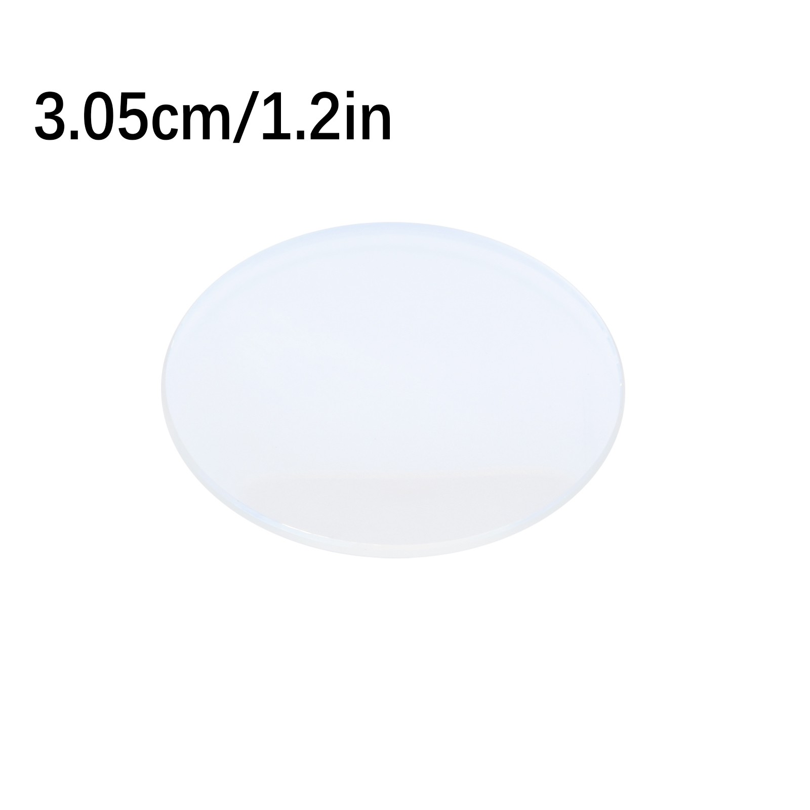 30.5mm Blue AR Coated Double Dome Mineral Watch Glass Crystal 1.2mm Thick