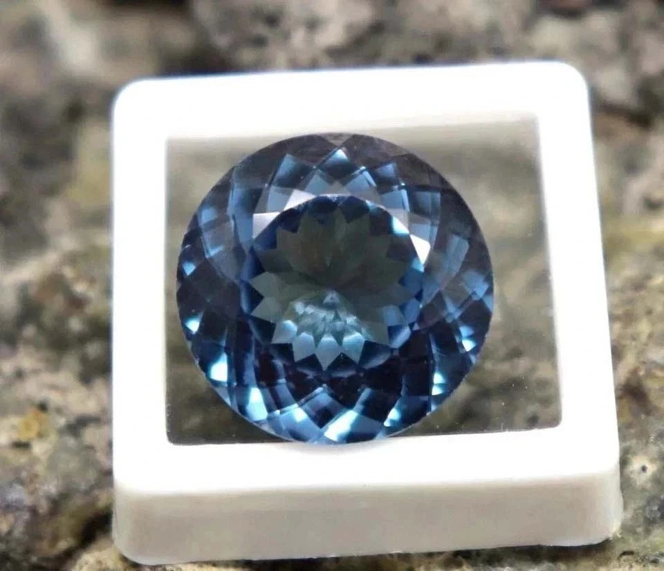 9.05 CT Russian Natural Alexandrite Color Change Round Cut Certified Gemstone