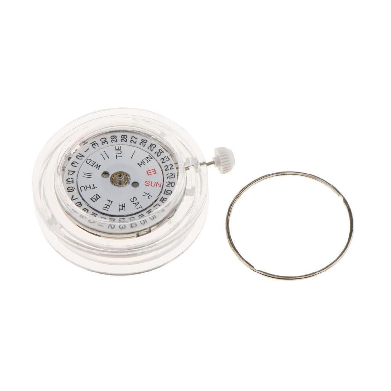 25mm Dual Calendar @ 3 Automatic Mechanical Watch Movement For Miyota 8205 8200