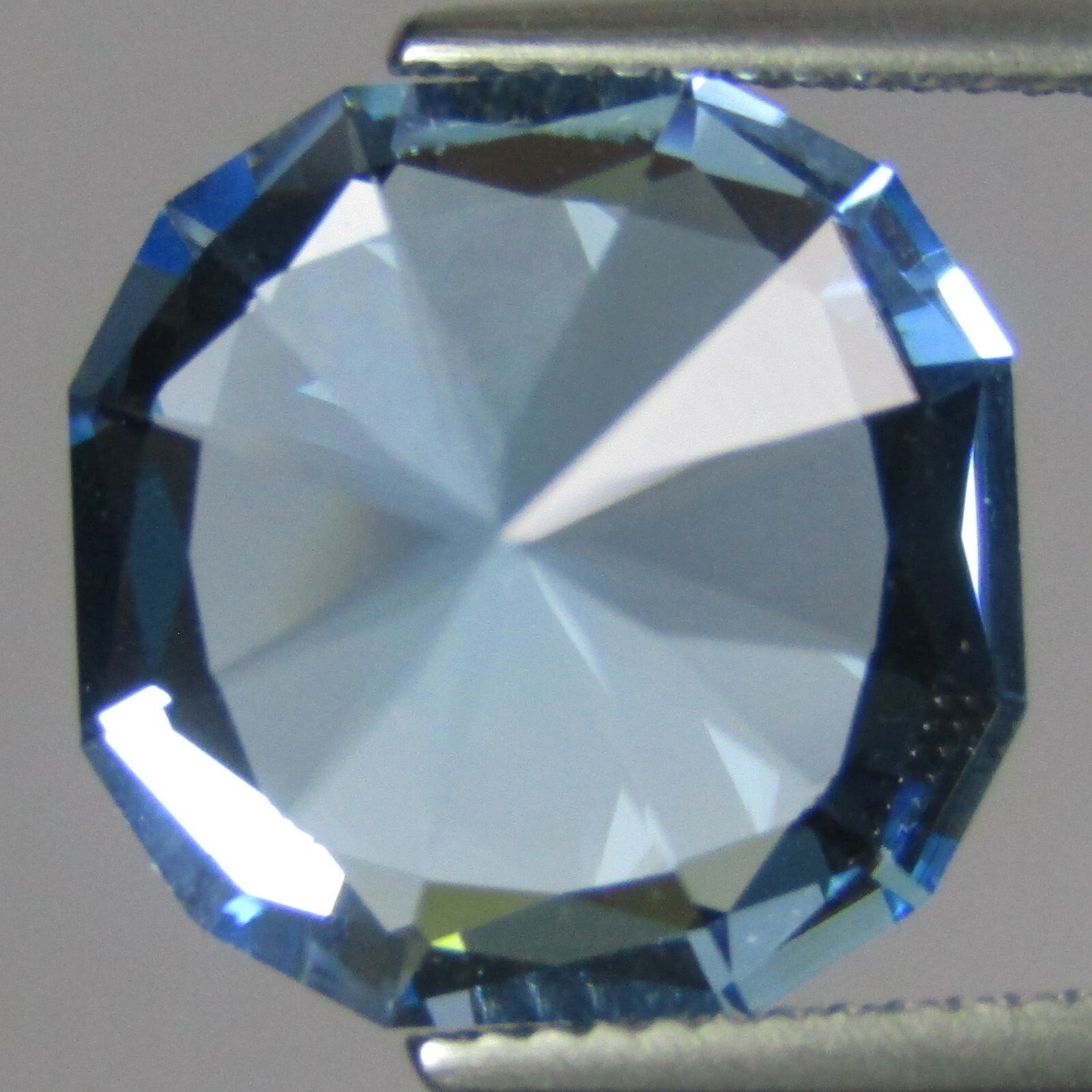 12.61Cts Shimmering Natural Baby Blue Topaz Fancy Custom Collection Gemstone VDO
