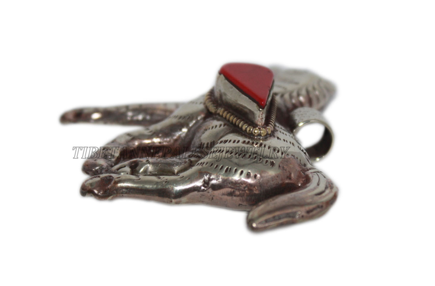 Coral pendant Horse Pendant Animal Pendant Tibetan Pendant Nepalese Pendant