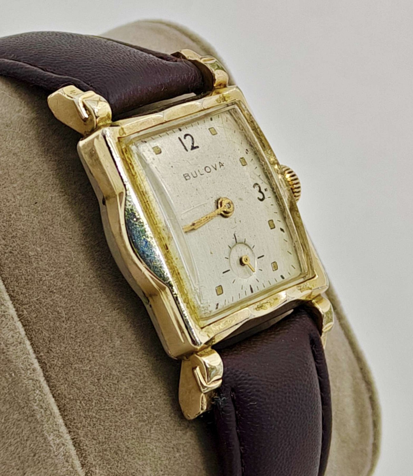 Vintage 1956 Bulova Ambassador F Men’s 17J Gold Filled Watch 10BM
