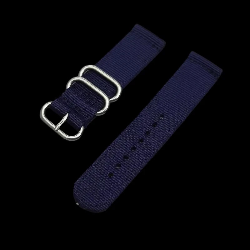 18mm 20mm 22mm Durable Military Woven Nylon Wrist Watch Band Quick Release Strap