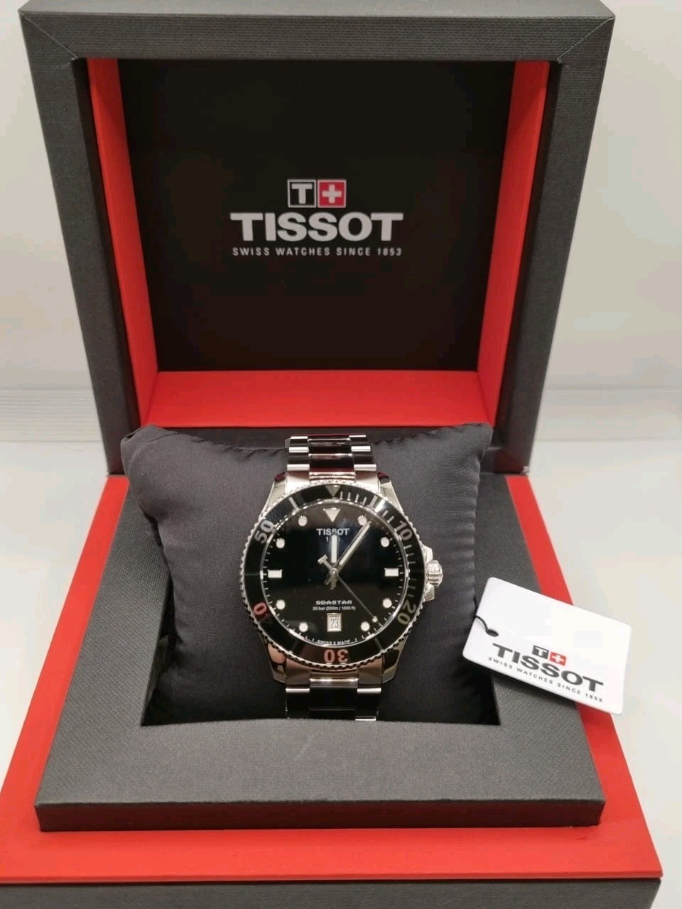 Tissot Seastar Black Unisex Adults Watch – T120.410.11.051.00