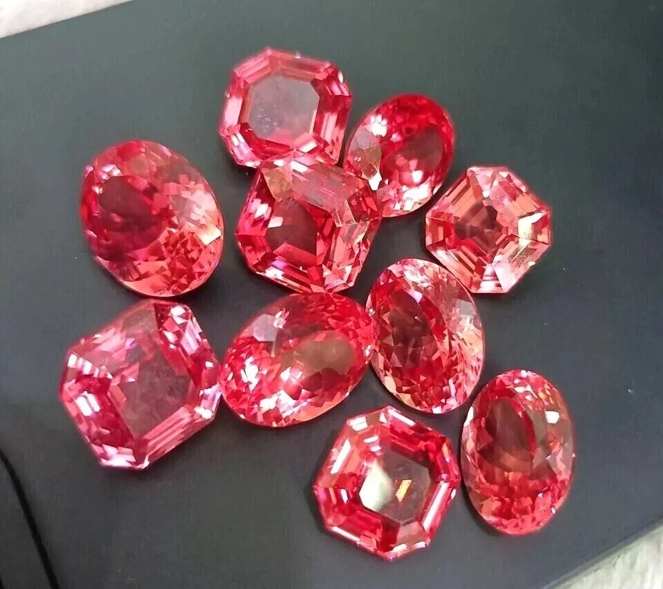Padparadscha Sapphire Mix Shape 86-87 Ct (9-11) Pcs Lot Loose Natural Gemstone