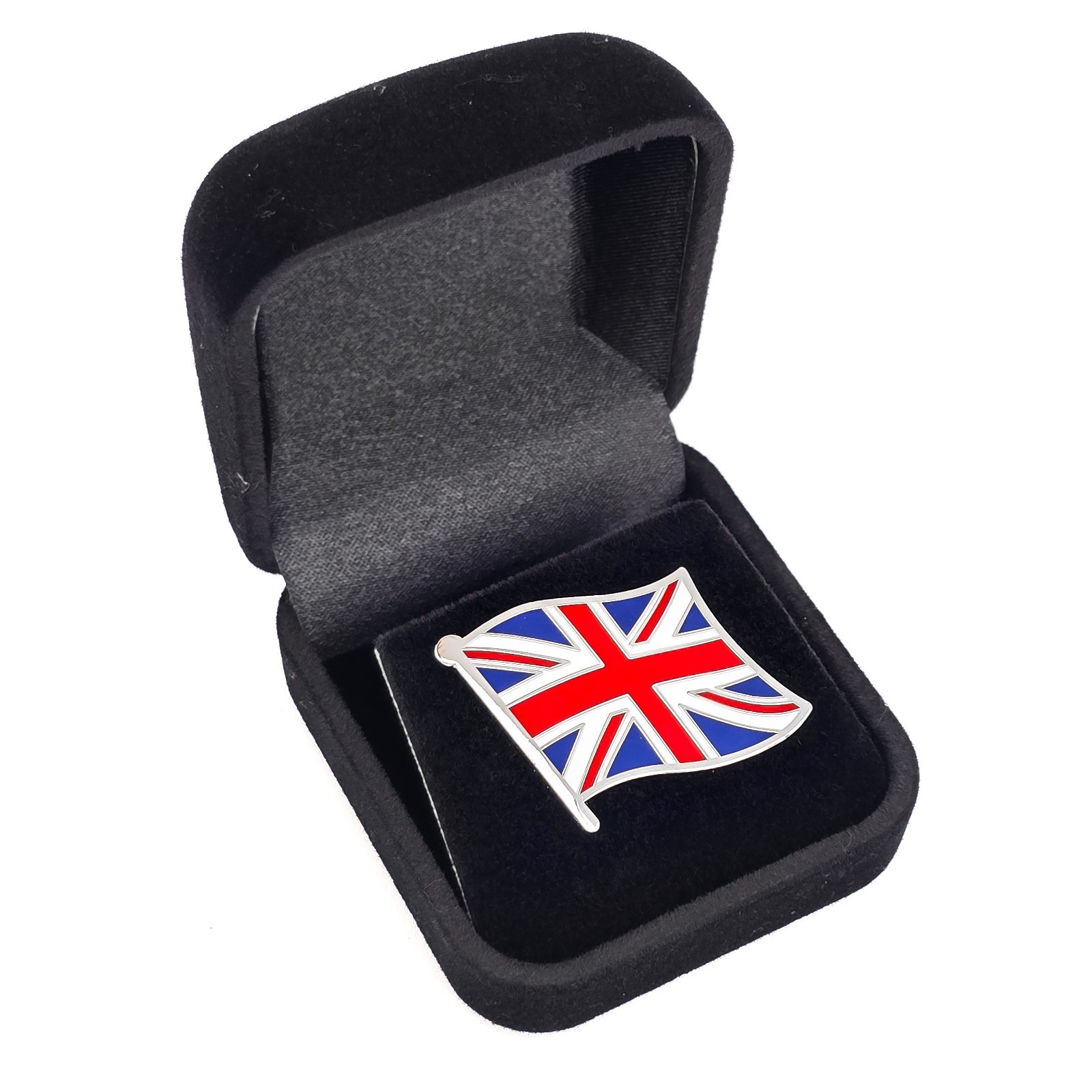 UK British Union Jack United Kingdom Enamel Lapel Pin with Magnetic Backing