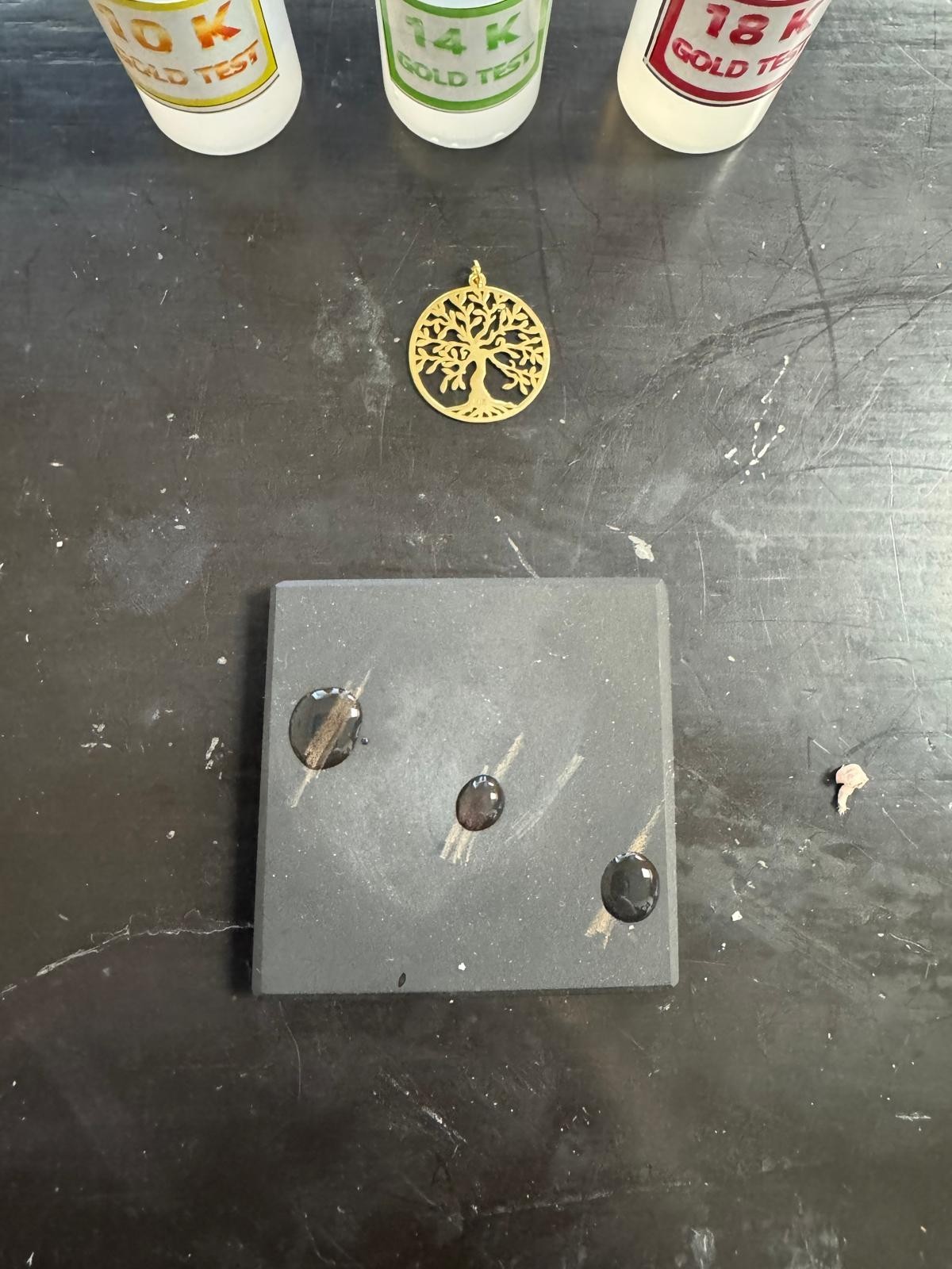 Jewelry Gold Silver Testing Kit, Gold Silver Tester Kit with Test Stone