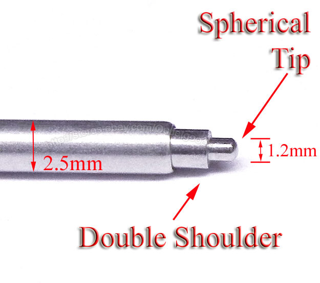 19mm 20mm 22mm FAT Spring Bar 2.5mm 6105 6309 7002 SKX007 Seiko Diver 1.2mm Tip