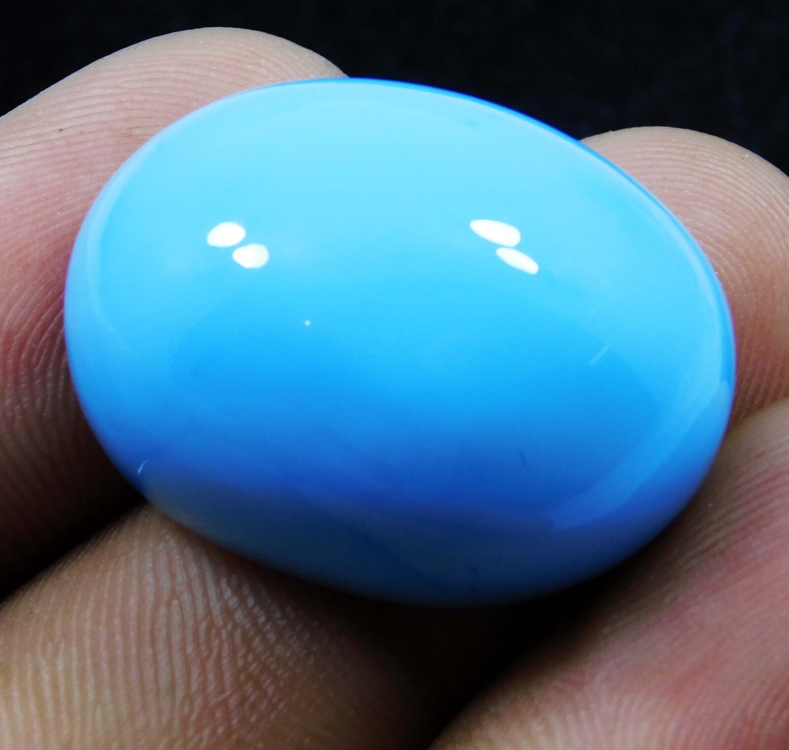 58.50 CT Natural Turquoise Persian Beauty Oval Cabochon Cut Loose Gemstone