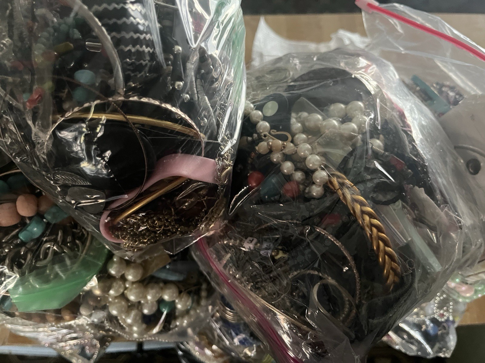 more than 50 bags of jewelry
