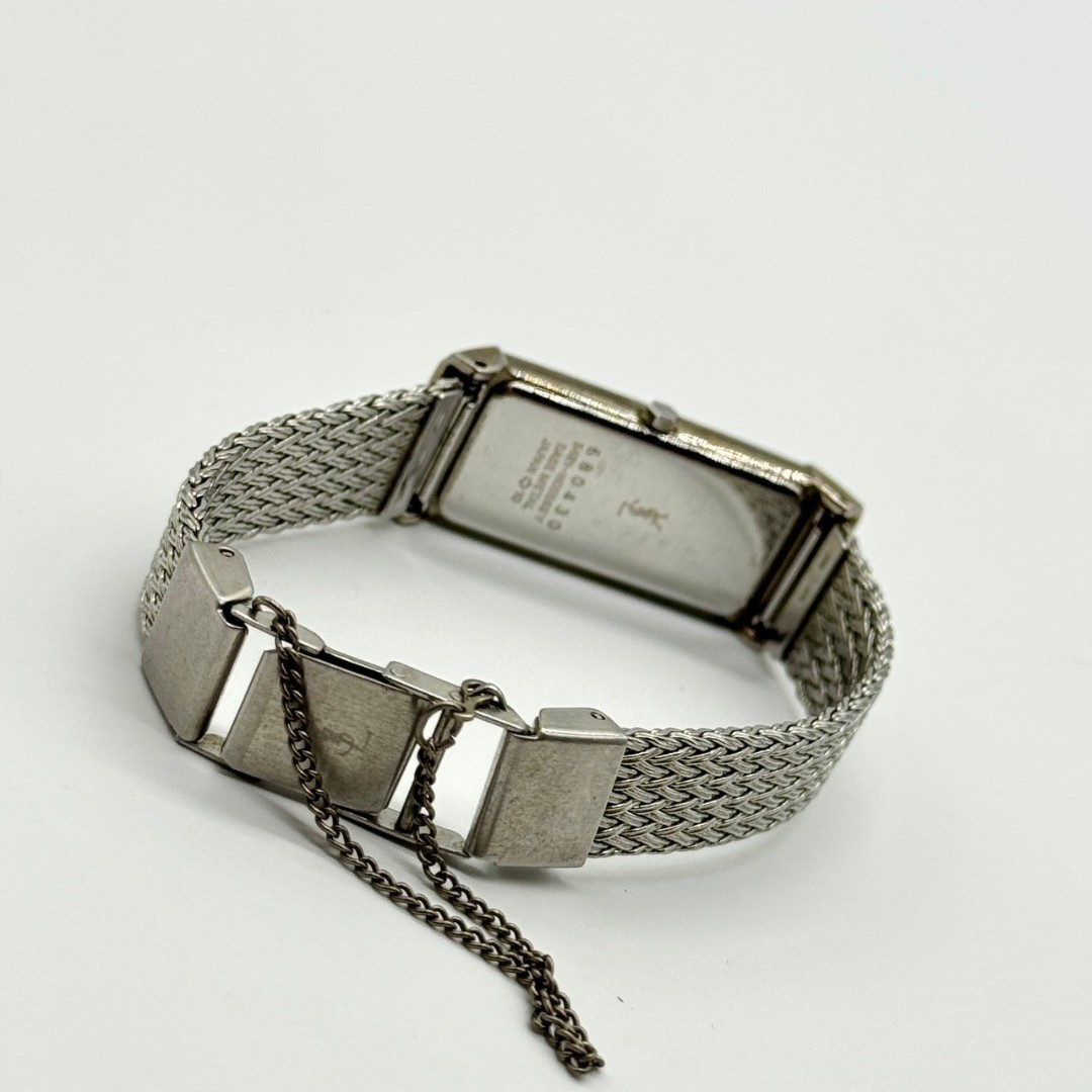 Yves Saint Laurent Watch Black Dial 2 Hands 5421 H05569 Working