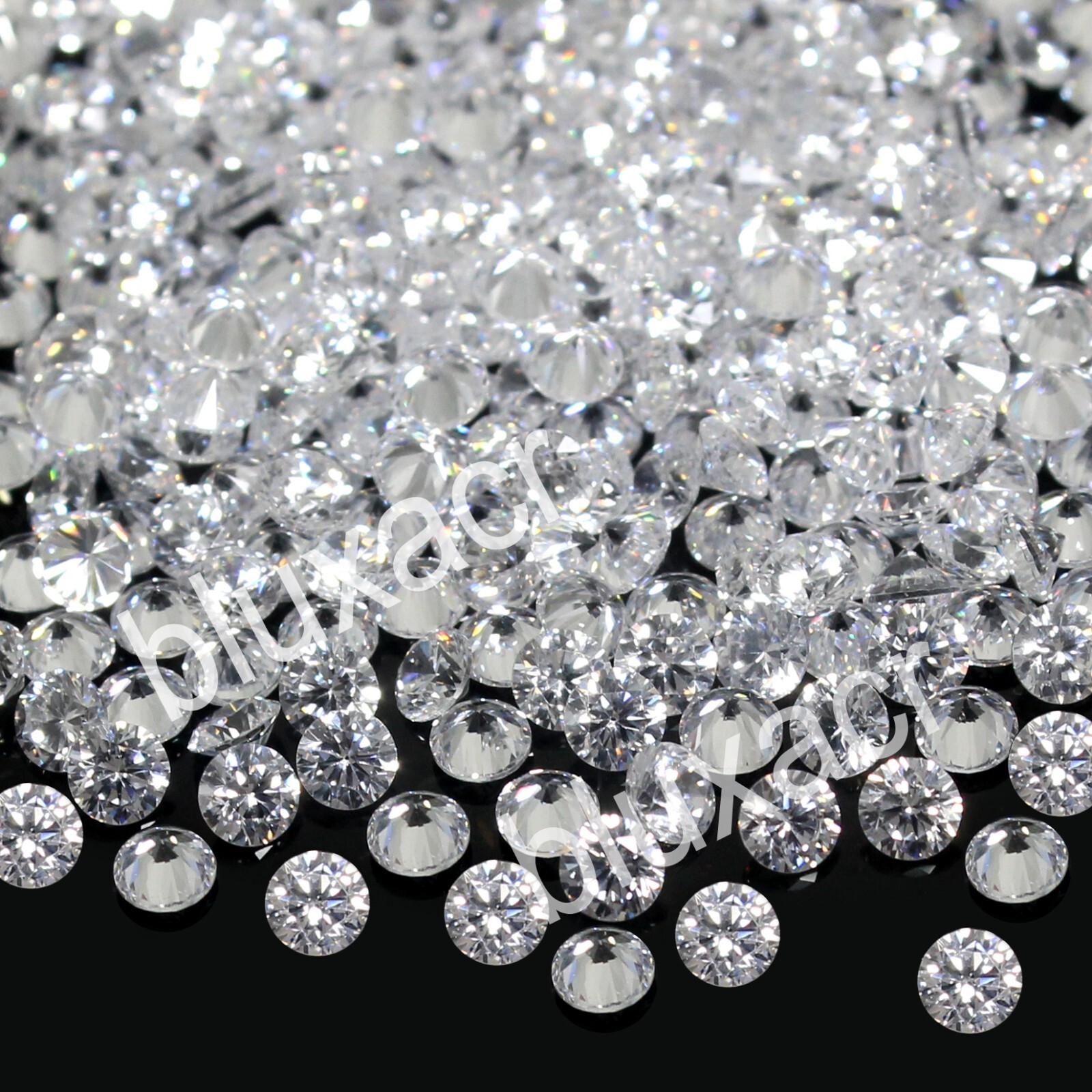 Certified Natural D Color VVS1 Clarity 0.80 MM Round White Diamond 1000 Pcs Lot