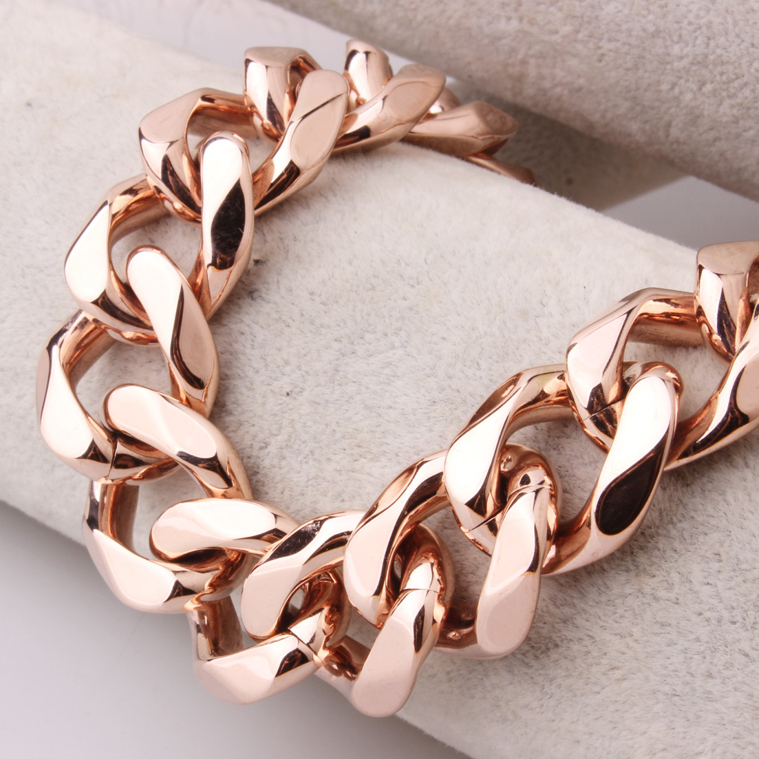 Fashion 12/15mm Cut Curb Cuban Link Chain Stainless Steel Mens Necklace Bracelet