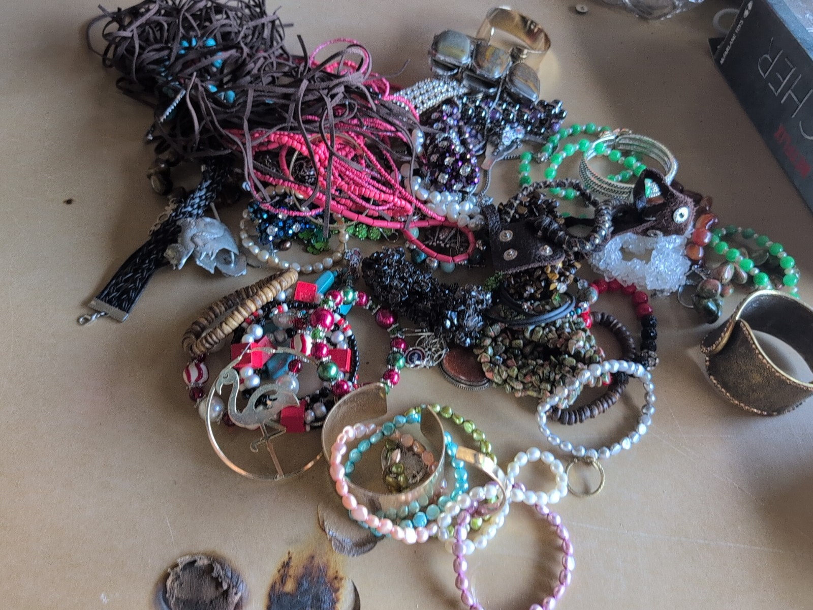 HUGE Vintage to Now ALL UNSEARCHED Jewelry Lot Wearable Craft Estate Find 4lbs