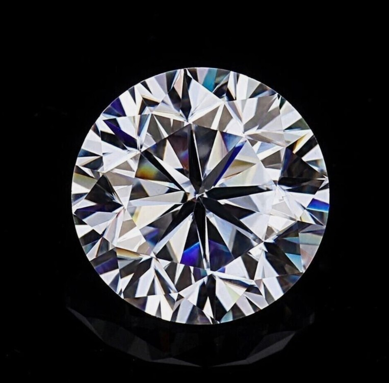 Certified 1 Pc Loose CVD Diamond Round Lab Grown D Color 1 x 1 mm IF Clarity
