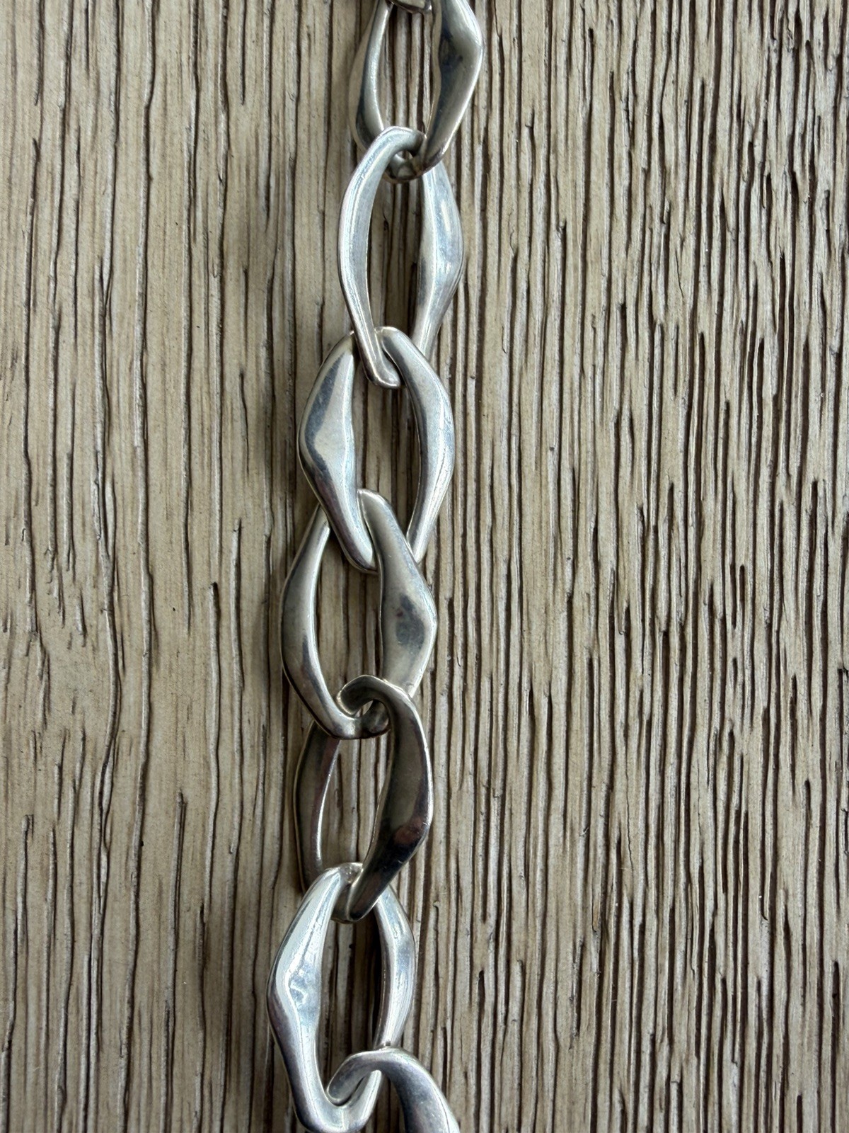 Tiffany & Co. Necklace 925 Sterling Silver Elsa Peretti Aegean 147G, 28inch