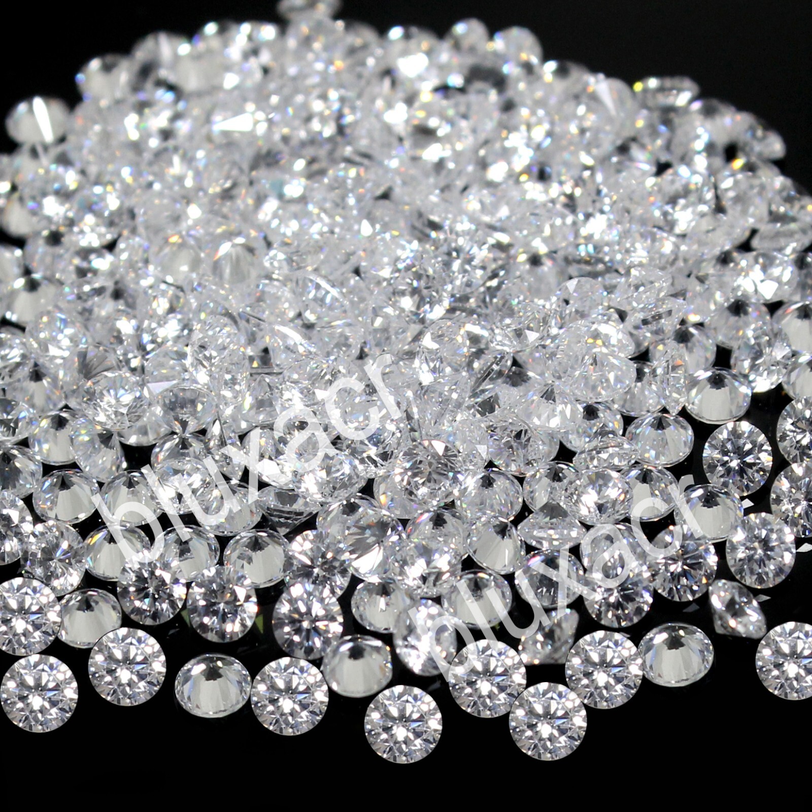 Certified Natural D Color VVS1 Clarity 0.80 MM Round White Diamond 1000 Pcs Lot