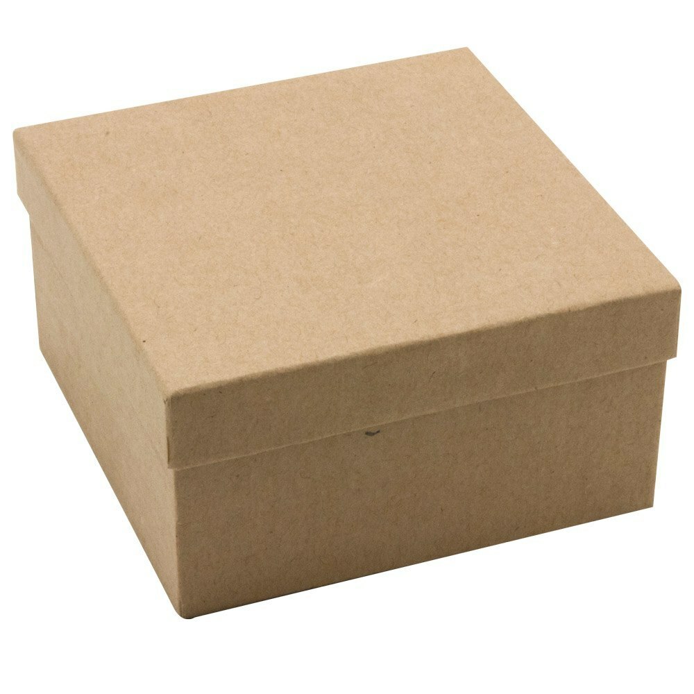 Kraft Cotton Filled Gift Boxes Jewelry Cardboard Box Lots of 100~200~500