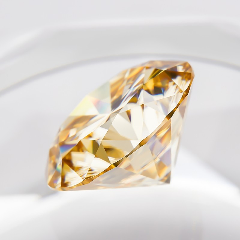 US GRA VVS1 0.5-5ct multicolor Round Cut Loose Moissanites Wholesale Price