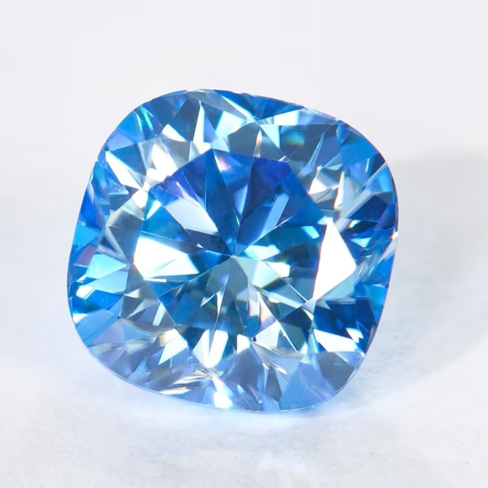 0.5-3ct Eight Colors Cushion Cut Moissanite Loose For Ring Pendant inlay GRA
