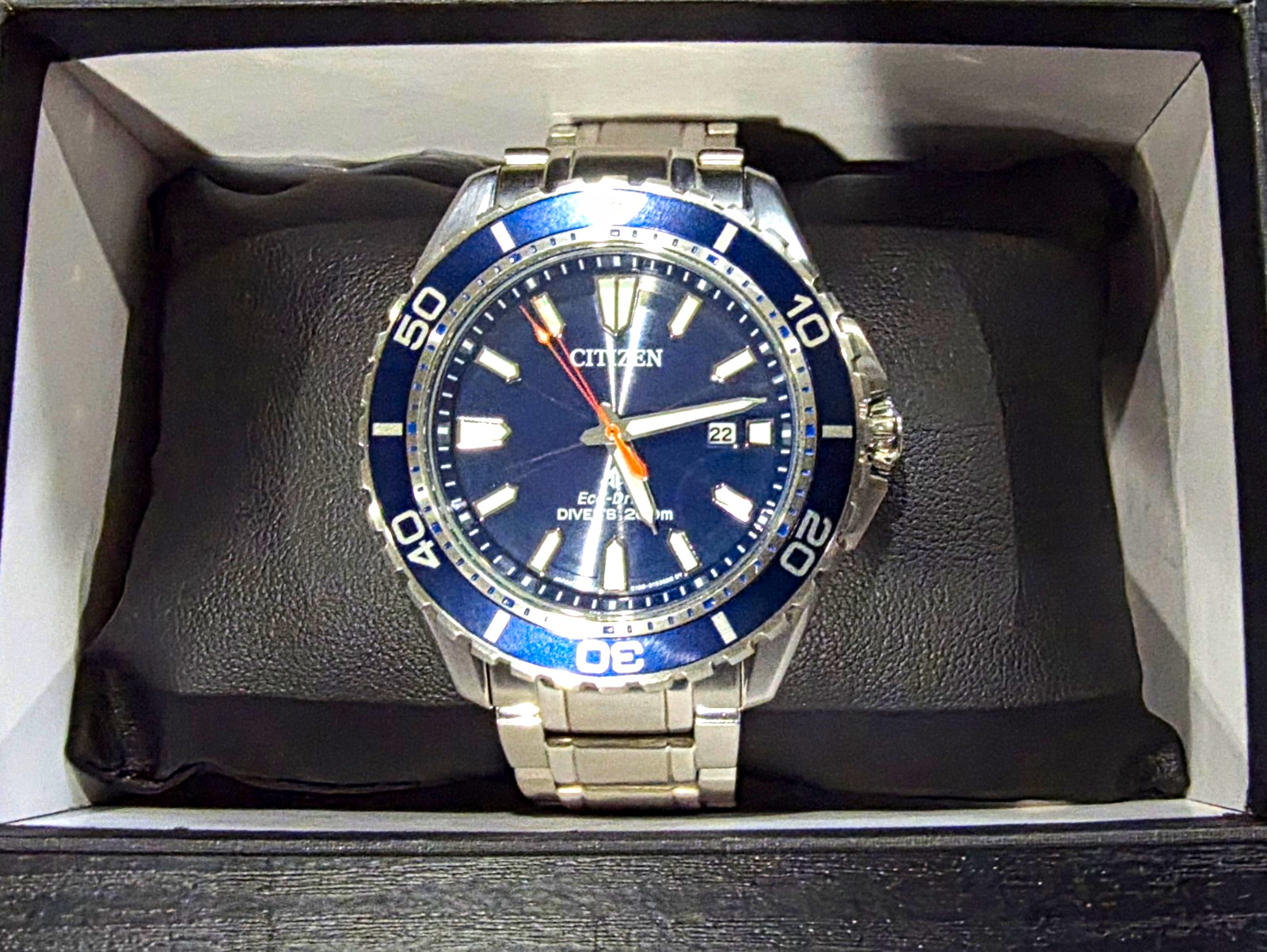 Citizen Promaster Diver BN0191-55L Eco-Drive + Upgraded Citizen Ratchet Clasp Ki