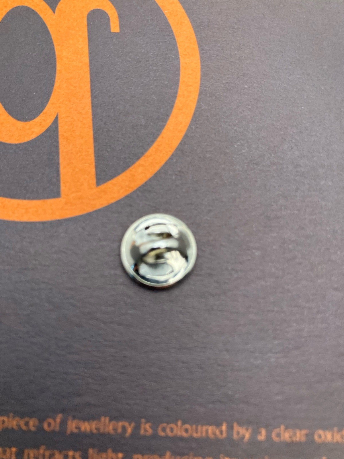 Handcrafted Coated Titanium Turtle Shaped Pin Australia 1.5 X .5 Inches