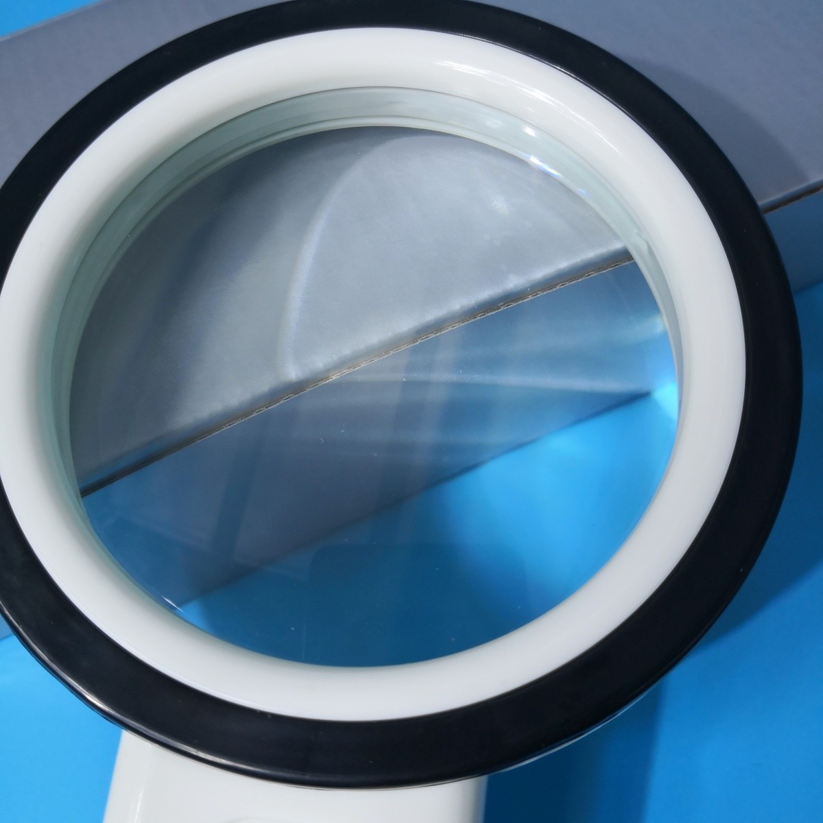 30X Jumbo Handheld Magnifying Glass w/ 12 Bright LED Light Magnifier Illuminated