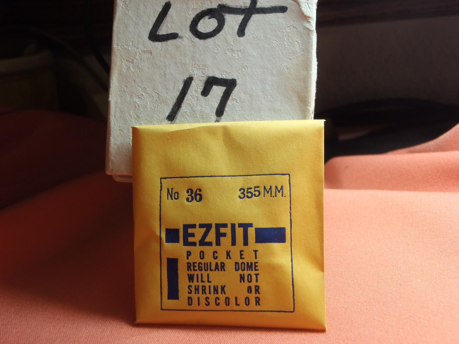 EZFIT REGULAR DOME ROUND PLASTIC WATCH CRYSTAL 35.5MM NOS